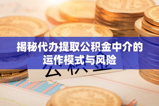 九龙揭秘代办提取公积金中介的运作模式与风险