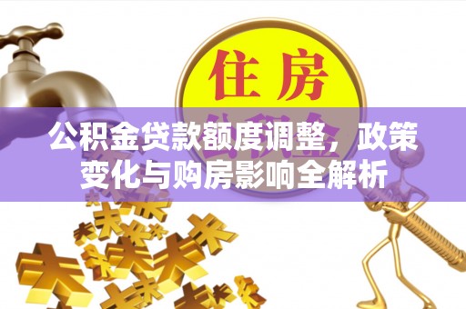 九龙公积金贷款额度调整，政策变化与购房影响全解析