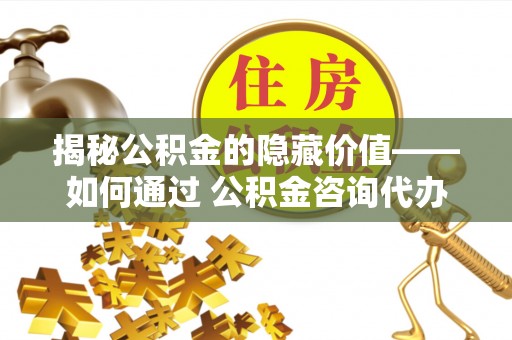九龙揭秘公积金的隐藏价值——如何通过 公积金咨询代办提取 优化财富管理