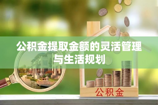 九龙公积金提取金额的灵活管理与生活规划