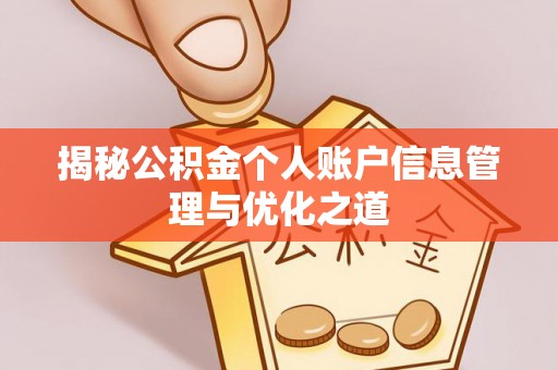 九龙揭秘公积金个人账户信息管理与优化之道