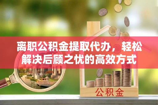 九龙离职公积金提取代办，轻松解决后顾之忧的高效方式