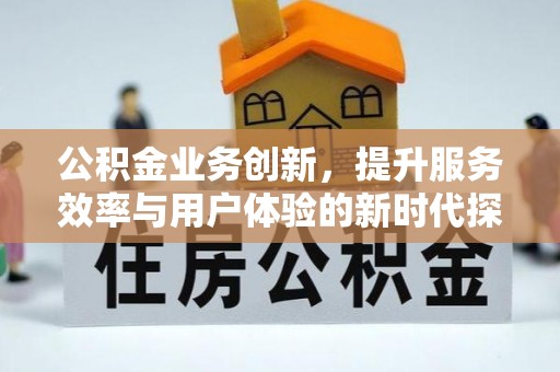 九龙公积金业务创新，提升服务效率与用户体验的新时代探索