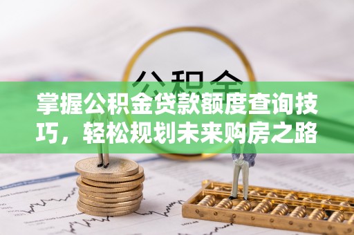 九龙掌握公积金贷款额度查询技巧，轻松规划未来购房之路