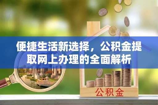 九龙便捷生活新选择，公积金提取网上办理的全面解析