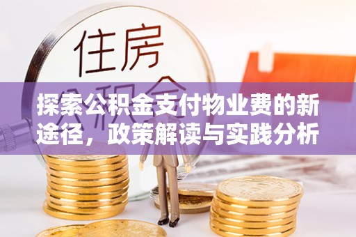 九龙探索公积金支付物业费的新途径，政策解读与实践分析