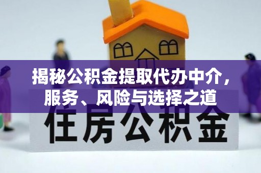九龙揭秘公积金提取代办中介，服务、风险与选择之道
