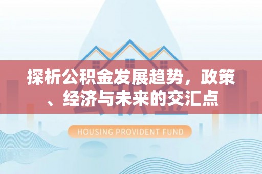 九龙探析公积金发展趋势，政策、经济与未来的交汇点