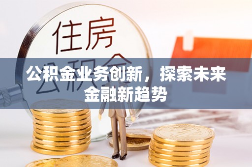 九龙公积金业务创新，探索未来金融新趋势