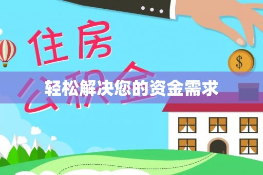九龙轻松解决您的资金需求