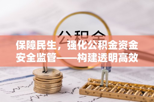 九龙保障民生，强化公积金资金安全监管——构建透明高效的管理体系