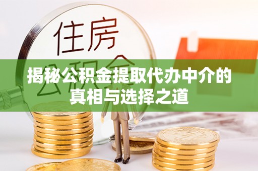 九龙揭秘公积金提取代办中介的真相与选择之道