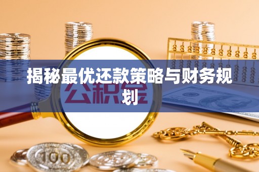 九龙揭秘最优还款策略与财务规划