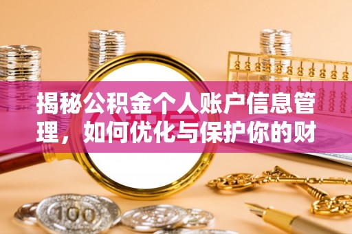 九龙揭秘公积金个人账户信息管理，如何优化与保护你的财务安全