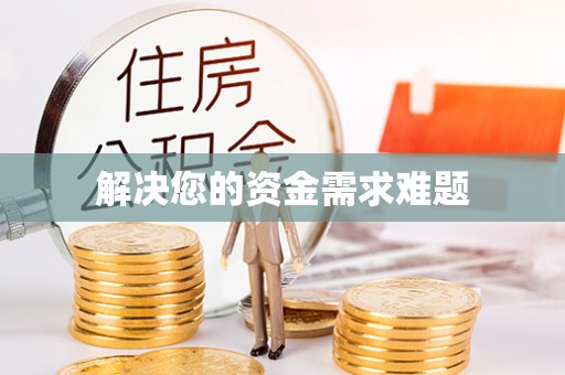 九龙解决您的资金需求难题