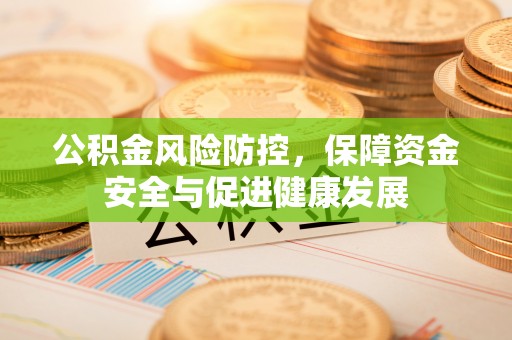 九龙公积金风险防控，保障资金安全与促进健康发展