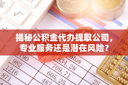 九龙揭秘公积金代办提取公司，专业服务还是潜在风险？