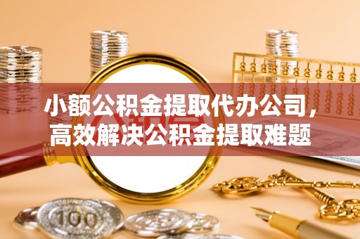 九龙小额公积金提取代办公司，高效解决公积金提取难题