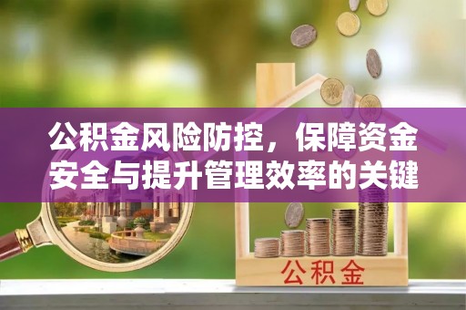 九龙公积金风险防控，保障资金安全与提升管理效率的关键