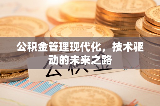 九龙公积金管理现代化，技术驱动的未来之路